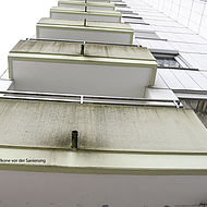 Fassadenanstrich, WDVS und Bodenbeschichtungen an Hochhäusern in Nürnberg